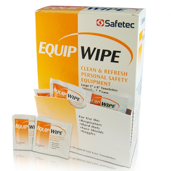 Respirator Clean Wipes pH7 Neutralising Hazards
