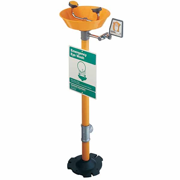 Eye/Face Wash Pedestal Mounted Plastic Bowl pH7 Neutralising Hazards