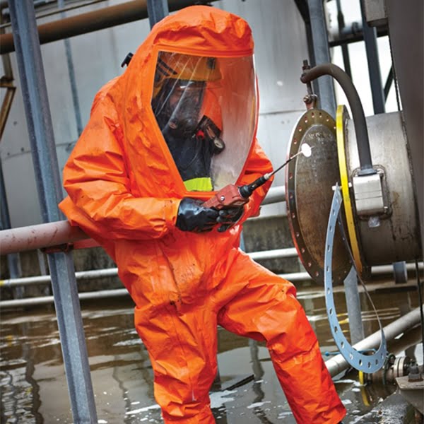 AlphaTec® 6000 Gas Tight Suit and Boots - pH7 - Neutralising Hazards