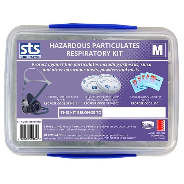 STS Half Face Mask (RS01S) - Hazardous Particulates Respiratory Starter ...