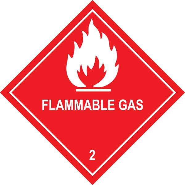 Dg Diamond Class 2 Flammable Gas Ph7 Neutralising Hazards