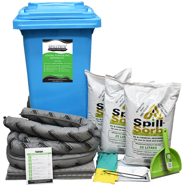 SpillTech® General Purpose Spill Kit 120L pH7 Neutralising Hazards
