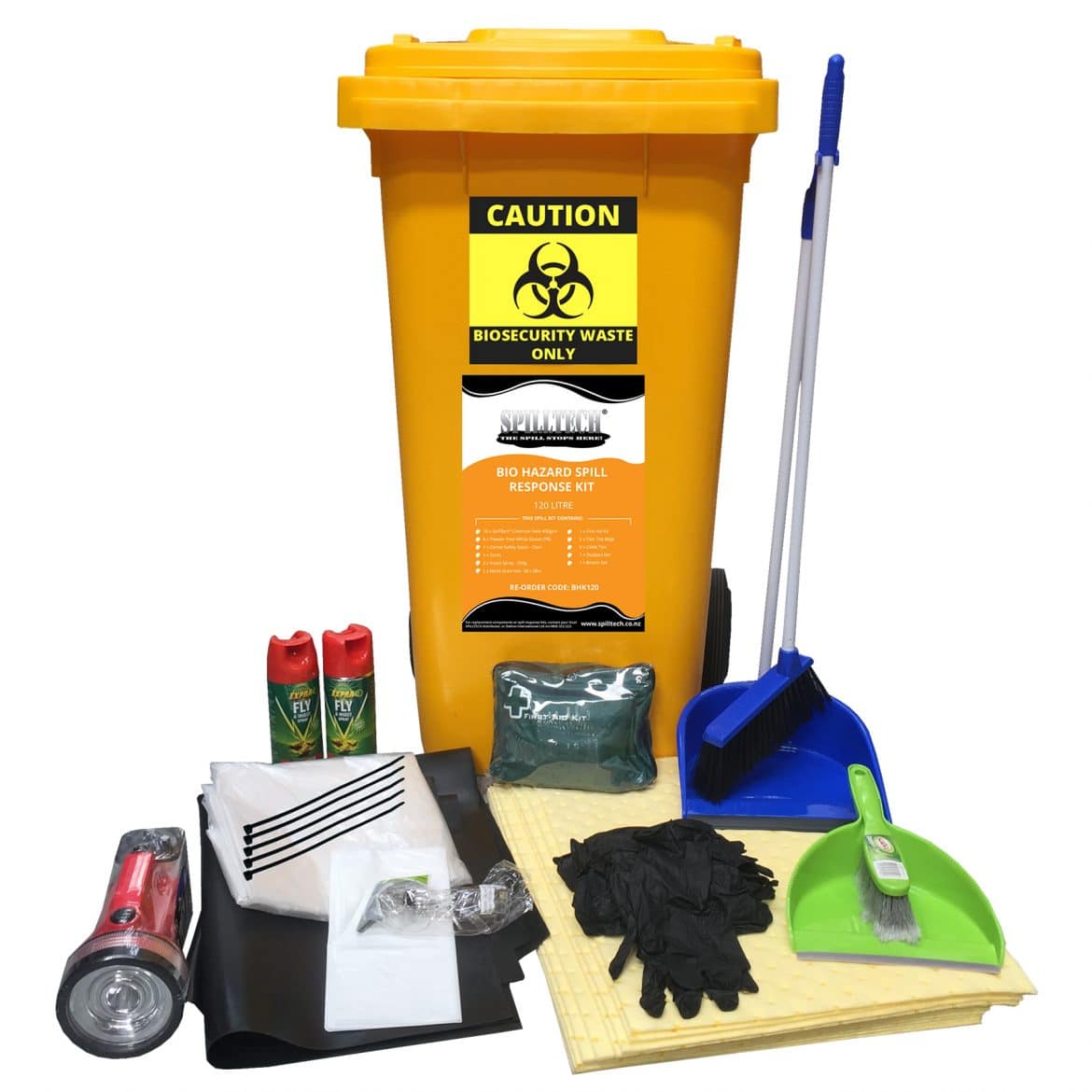 SpillTech® Bio Hazard Kit pH7 Neutralising Hazards