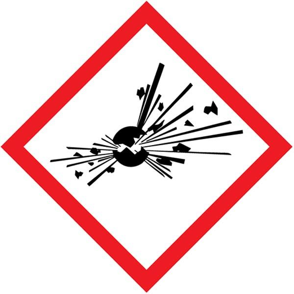 DG Diamond - GHS Explosive - pH7 - Neutralising Hazards