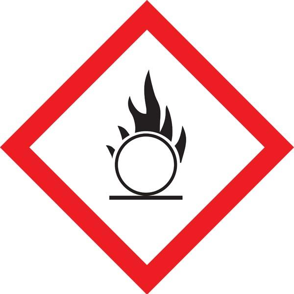 DG Diamond - Class 5.2 Pictogram Only - pH7 - Neutralising Hazards