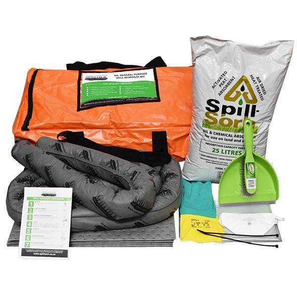 25L Oil Spill Kit in PVC Bag