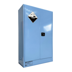 pH7 blue class 8 corrosive substance storage cabinet 250L capacity