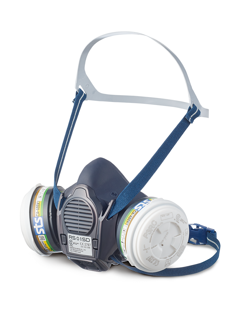 RS01SD Premium Silicone Half Mask pH7 Neutralising Hazards