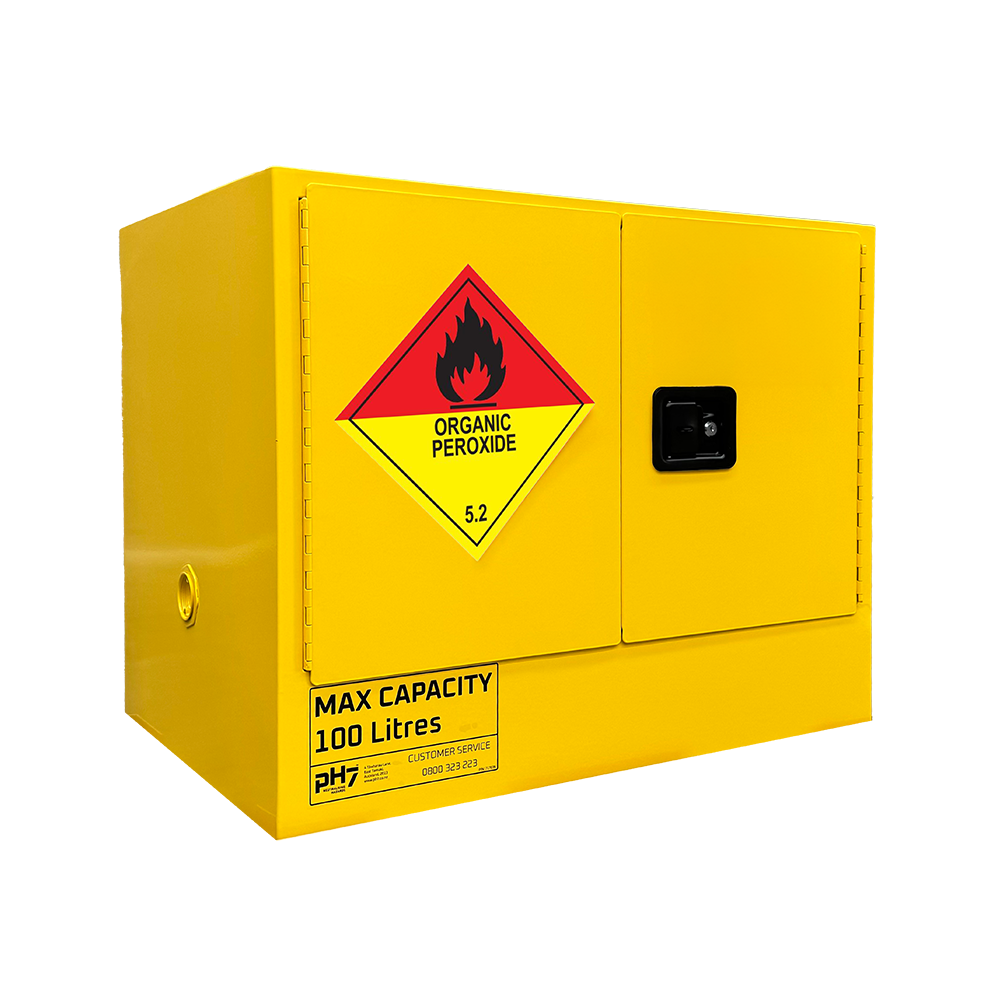 Containers Peroxide Organic Peroxide Cabinet - 100L - pH7 - Neutralising Hazards