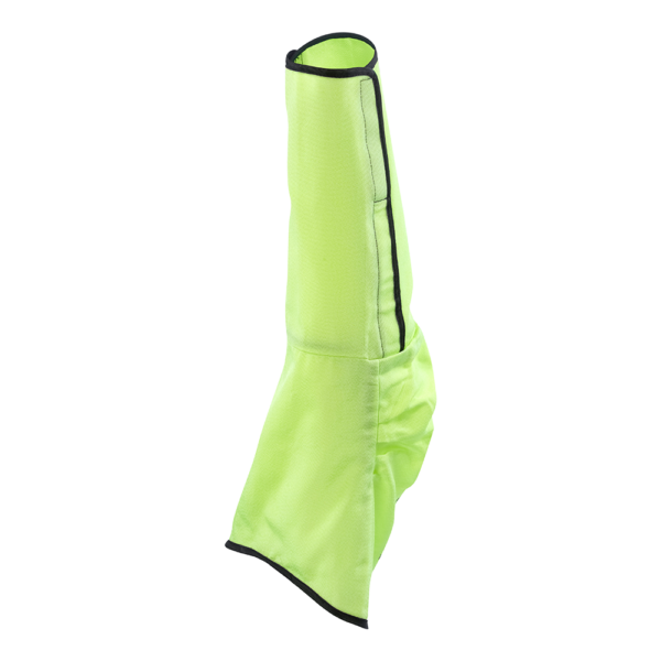 Cut-resistant Ansell HyFlex 11-200 sleeve with black trim – alternate angle view