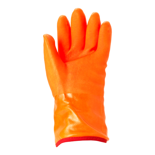 Back view of Ansell ActivArmr 23-700 glove highlighting textured finish and extended cuff