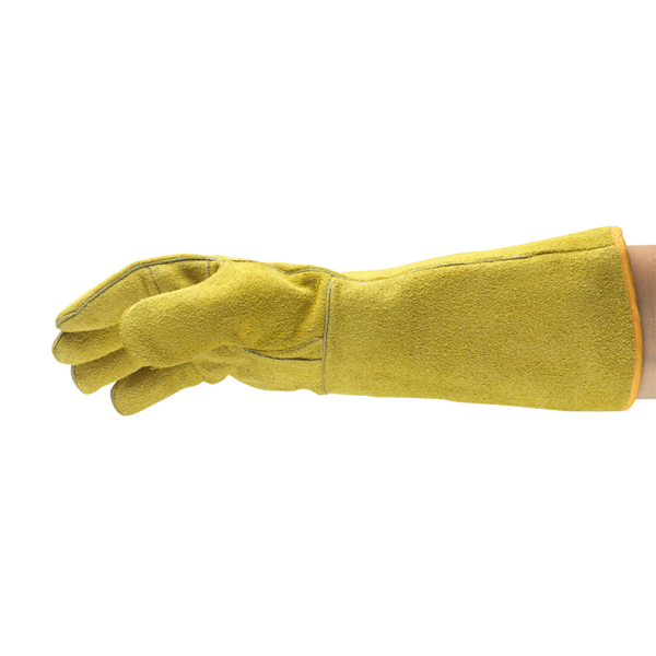 Side view of the Ansell ActivArmr 43-216 glove showing full coverage and reinforced thumb design